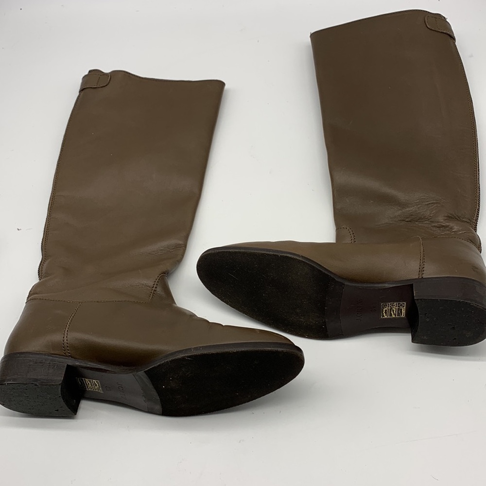 J. Crew Tall Boots in Dark Taupe Color size 8.5